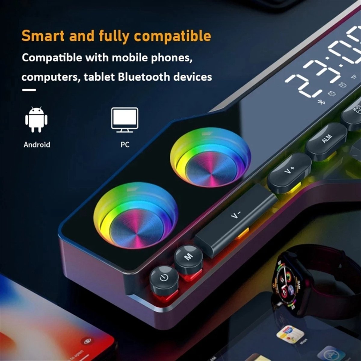 Gaming Accessories Desktop - Głośniki DTC5 V18 Dazzle Colour do