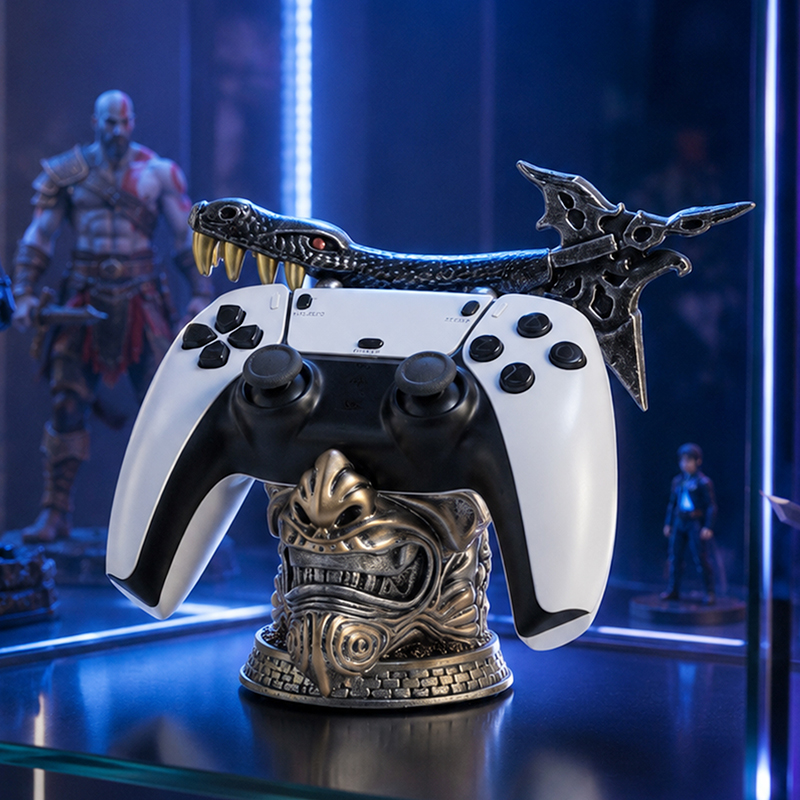 Gaming Accessories Desktop - Kreatywny Stojak na Kontroler w Kształcie