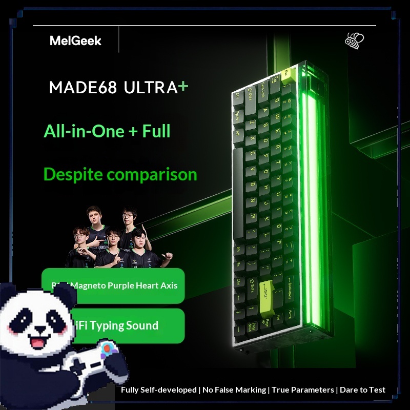 Gaming Accessories For Valorant - Klawiatura gamingowa MelGeek MADE68UItra+ z przełącznikami