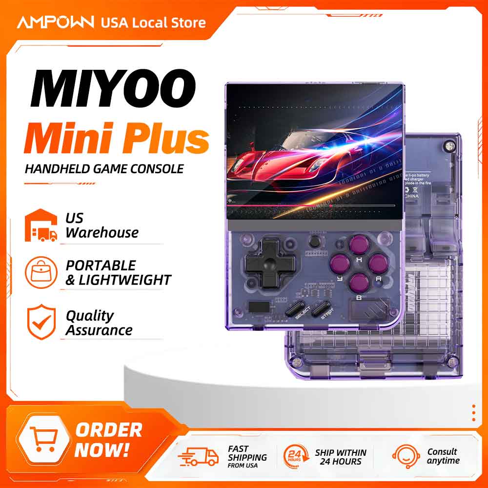 Gaming Accessories For Kids - Konsola retro Miyoo Mini+ z ekranem