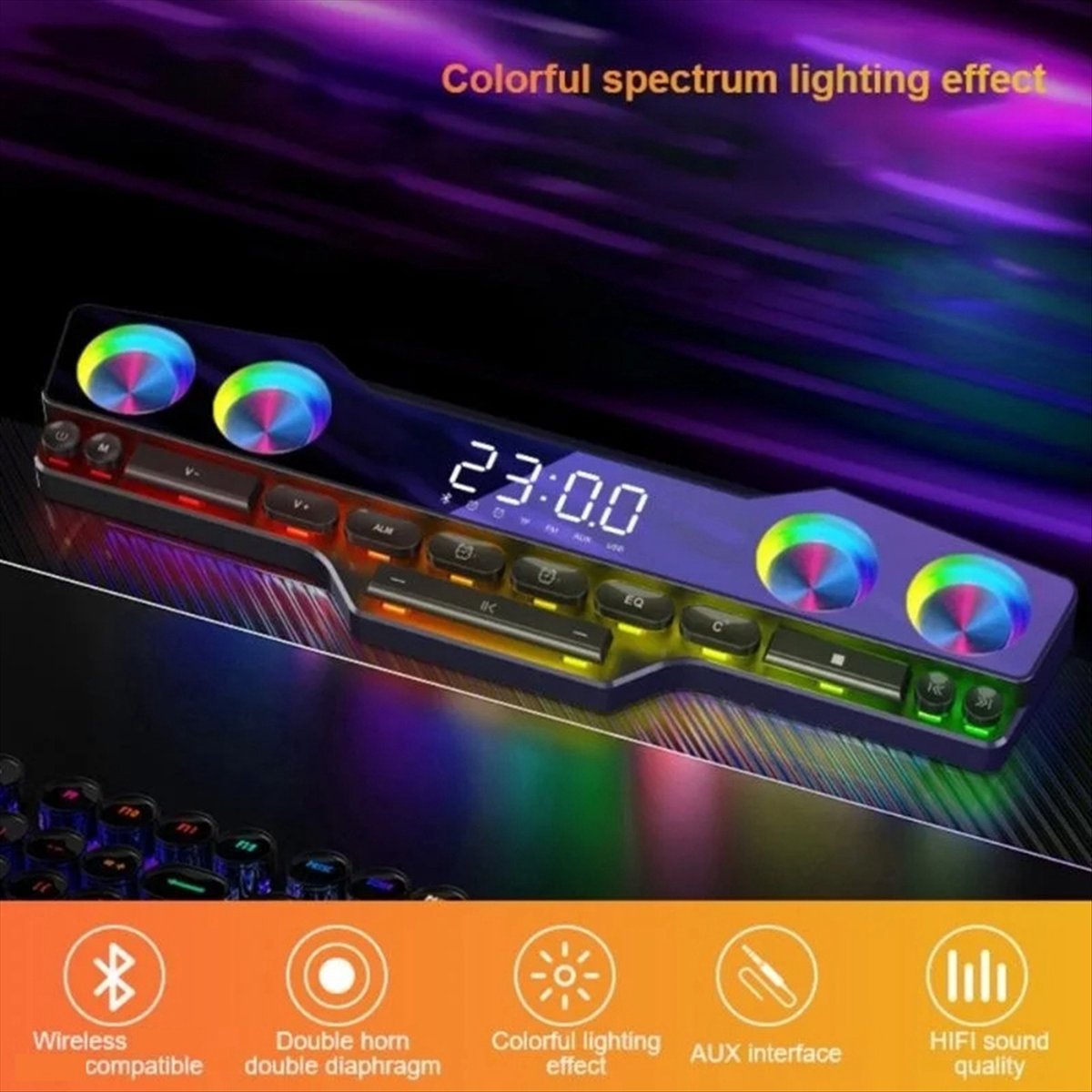 Głośniki DTC5 V18 Dazzle Colou – Gaming Accessories Desktop recenzja i cena