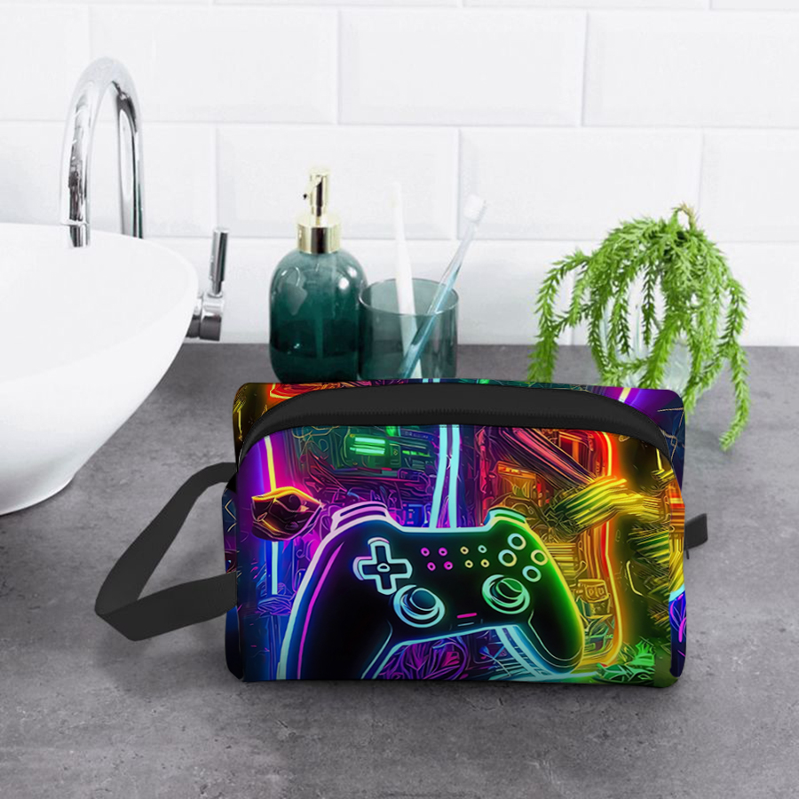 Kosmetyczka z wzorem gamepadu  – Gaming Accessories For Kids recenzja i cena