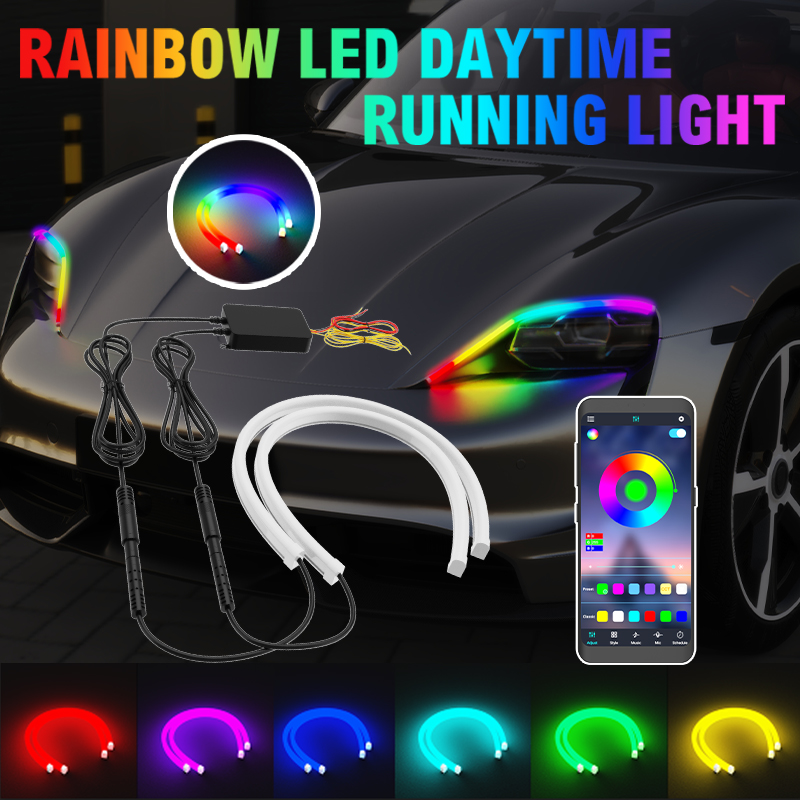 2 SZT. 30/45/60cm LED Światła  – Rgb Hub Sync recenzja i cena
