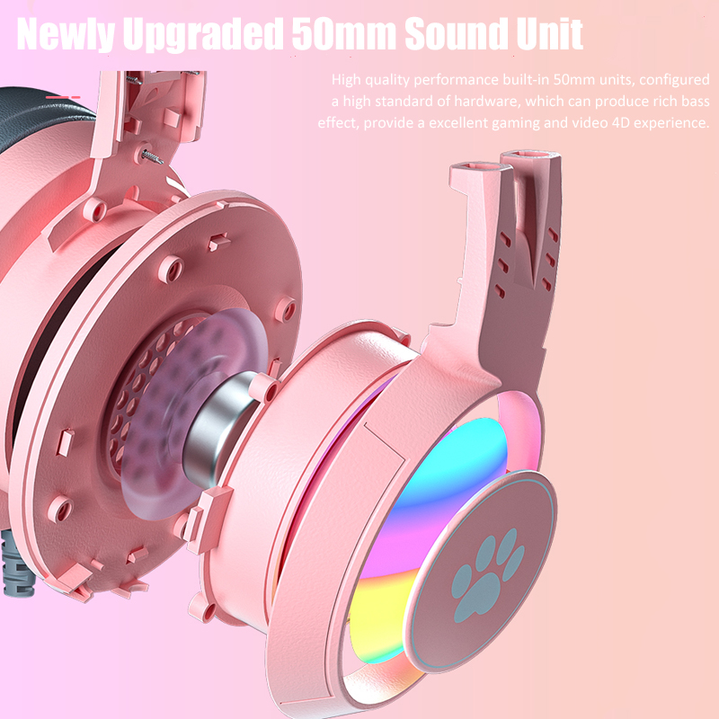 Słuchawki do gier z uchem kota – Gaming Accessories For Kids recenzja i cena